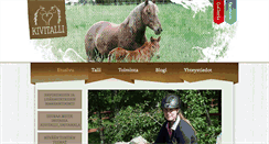 Desktop Screenshot of kivitalli.net